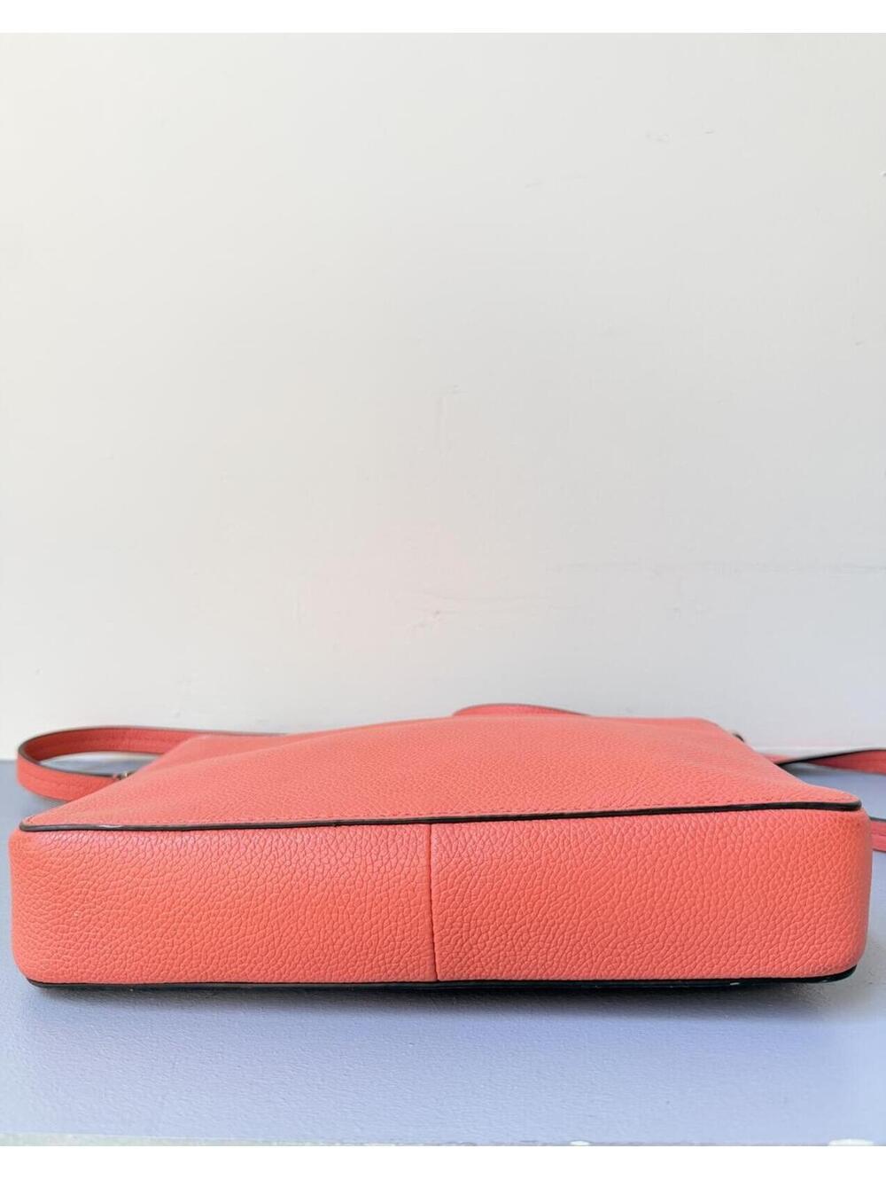 💥SOLD OUT💥Kate Spade Salmon Coral Pebbled Leather Crossbody Bag - Picture 5 of 9
